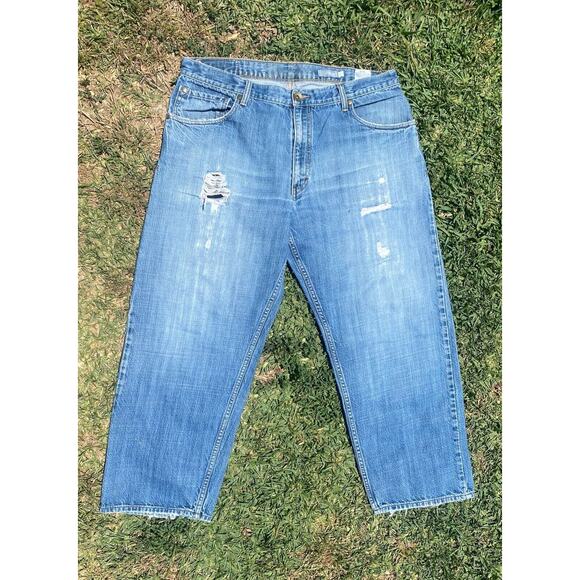 Vintage Y2K Levi’s SilverTab Baggy Fit Light Wash Blue Jeans Men’s 38x30 - Picture 2 of 11